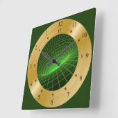 Carrée Horloge horaire ~ Espace/Continuum horaire ~ (Angle)