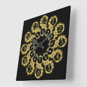 Carrée Horloge horaire ~ Espace/Continuum horaire ~ (Angle)