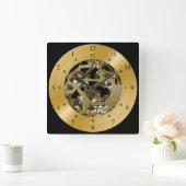 Carrée Horloge horaire ~ Espace/Continuum horaire ~ (Maison)