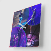 CARRÉE HORLOGE INDOCHINE ACRYLIQUE (Angle)