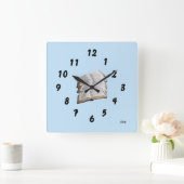 Carrée Horloge : Jours pour apprendre . (Maison)