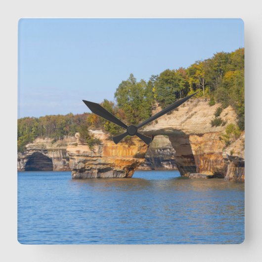 Carrée Horloge Lakeshore de Rocks (Recto)