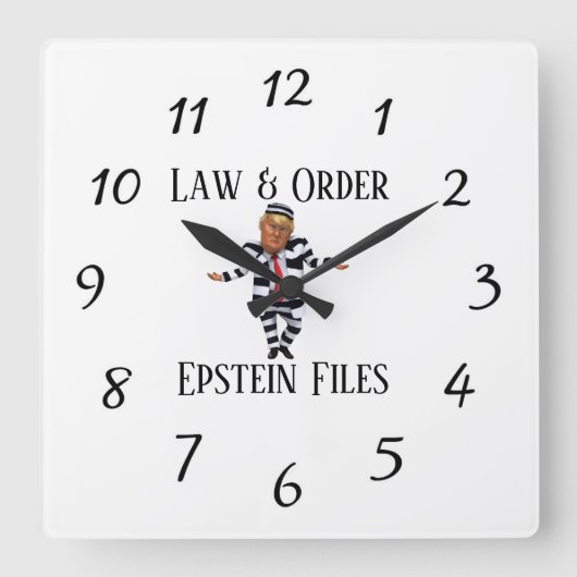Carrée Horloge Law & Order (Recto)