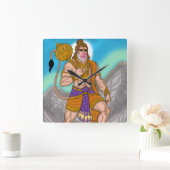 Carrée Horloge Lord Hanuman (Maison)