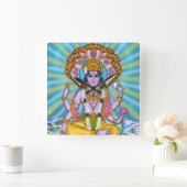 Carrée Horloge Lord Vishnu (Maison)