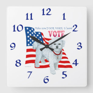 Carrée Horloge maltaise patriotique
