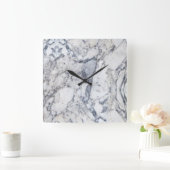 Carrée Horloge "marbre" (Maison)