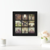 Carrée horloge mariage instagram (Maison)