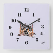 Carrée Horloge : Meilleur Ami . (Recto)