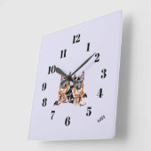 Carrée Horloge : Meilleur Ami . (Angle)