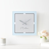 Carrée Horloge moderne de mon papillon (Maison)