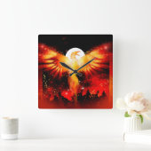 Carrée Horloge montante Phoenix (Maison)