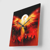 Carrée Horloge montante Phoenix (Angle)