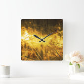 Carrée Horloge Mur Radical Art 32 (Maison)