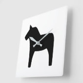 Carrée Horloge noire Dala Horloge noire (Angle)