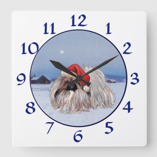 Carrée Horloge Pékinois (Recto)