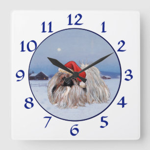 Carrée Horloge Pékinois