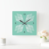 Carrée Horloge - Pétales de diamant (Maison)