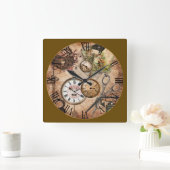 Carrée Horloge pleine d'horloges (Maison)