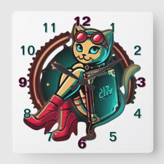 Carrée Horloge PM - Choisissez votre photo