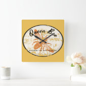 Carrée horloge Queen Bee (Maison)