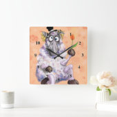 Carrée Horloge Romantique du Bélier (Maison)