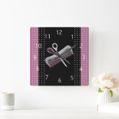 Carrée horloge salon de coiffure (Maison)