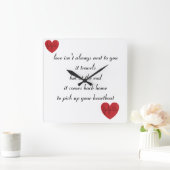 Carrée horloge scellée (Maison)