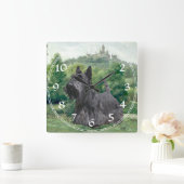 Carrée Horloge Scottish Terrier (Maison)