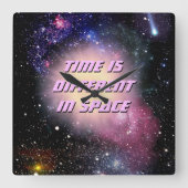 Carrée Horloge spatiale (Recto)