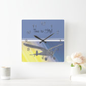 Carrée Horloge - Spok - Temps de vol (Maison)