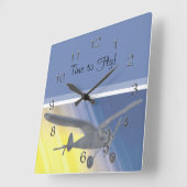 Carrée Horloge - Spok - Temps de vol (Angle)