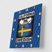 Carrée Horloge suédoise (Angle)