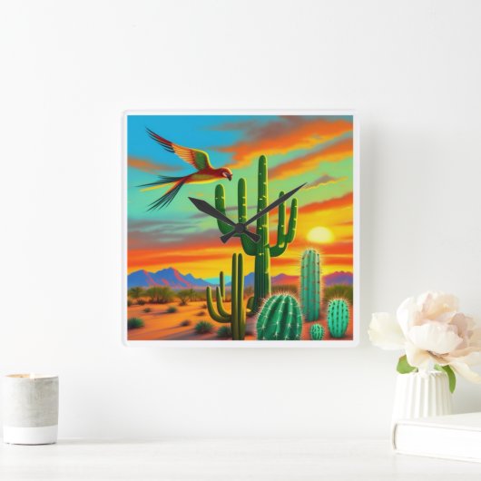 Carrée Horloge Sunset Sud-Ouest (Maison)