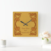 Carrée Horloge - Supports feutrés (Maison)