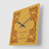 Carrée Horloge - Supports feutrés (Angle)