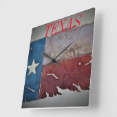 Carrée horloge TEXAS (Angle)