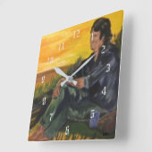 Carrée Horloge tôt le matin /Sarr (Angle)