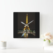 Carrée Horloge Tour Eiffel (Maison)