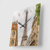 Carrée Horloge Tour Eiffel (Angle)