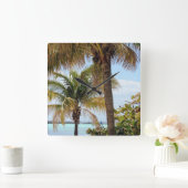 Carrée Horloge tropicale de l'île (Maison)