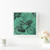 Carrée Horloge Turquoise vintage (Maison)