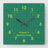 Carrée Horloge verte du chaudière à mât (Recto)