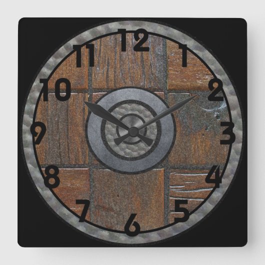 Carrée Horloge viking (Recto)