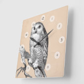 Carrée Horloge vintage (Angle)