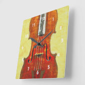 Carrée Horloge VIOLIN (Angle)