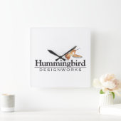 Carrée Hummingbird Designworks Horloge (Maison)