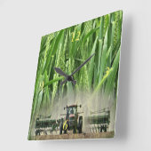 Carrée Ks Horloge de forage de blé - personnaliser (Angle)