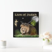 Carrée lion de Juda horloge (Maison)