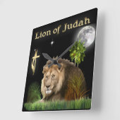 Carrée lion de Juda horloge (Angle)